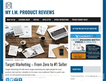 Tablet Screenshot of my-im-product-reviews.com